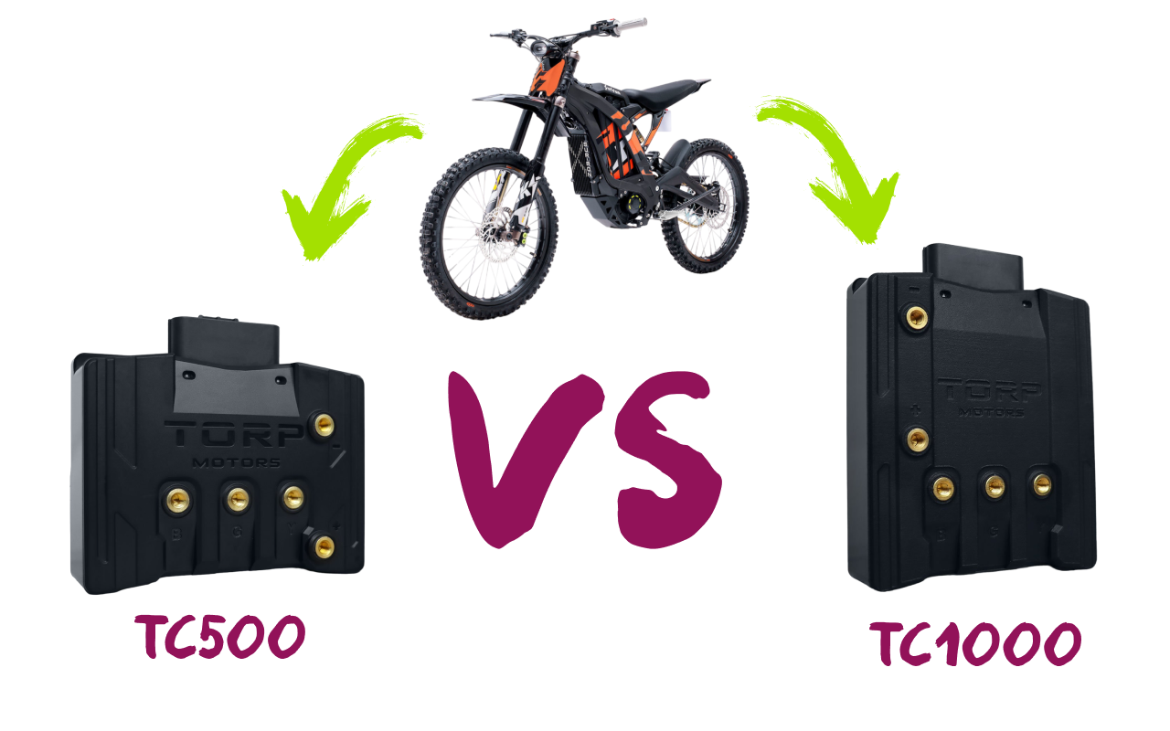 Surron controller Torp TC500 vs. TC1000 Controller Upgrades for Sur-Ron Light ...