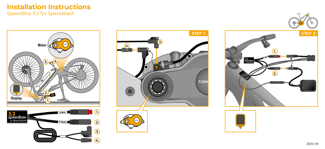 SpeedBox 3.2 for Specialized 本体 SpeedBox 3.2 Tuning Kit – Specialized Gen4 3.1 Motor – Two Wheels