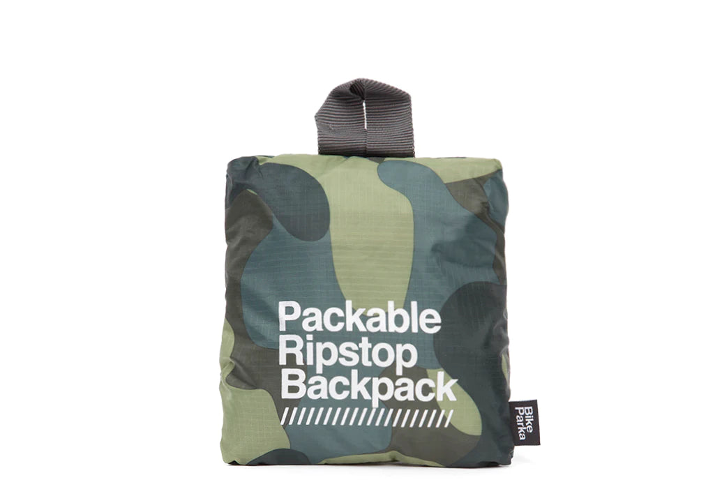 BikeParka Packable Ripstop Backpack Camo