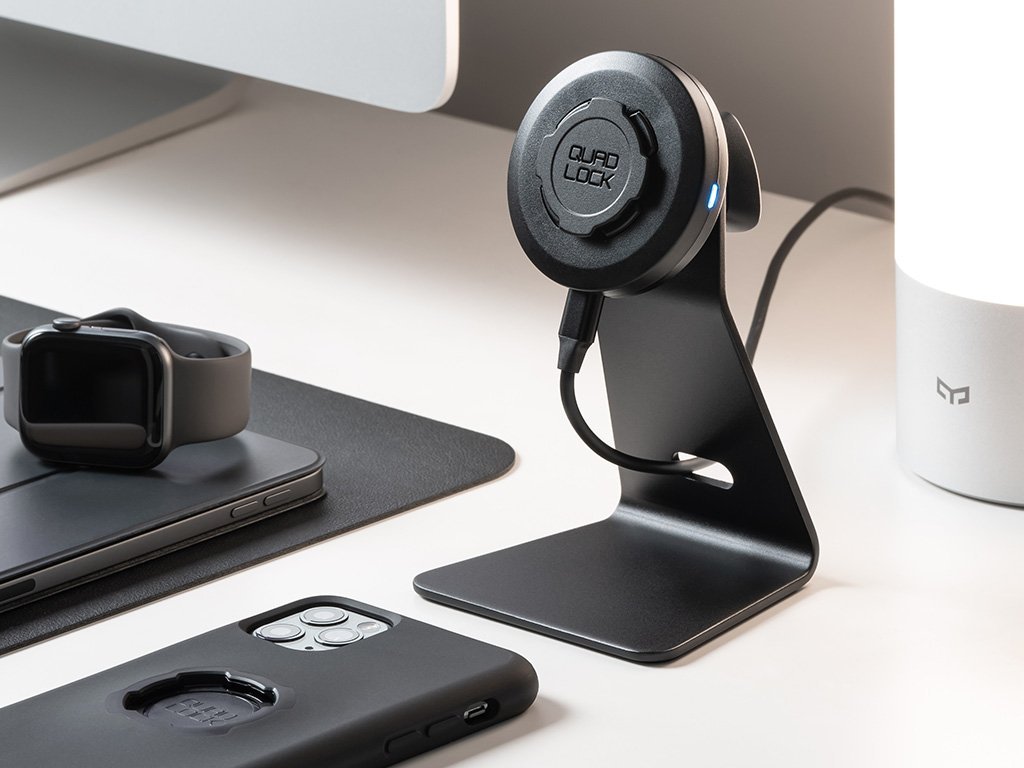 Quad Lock Desk MAG Dual Desktop Wireless Charger/ Desk Mount For Home Office 1194865339