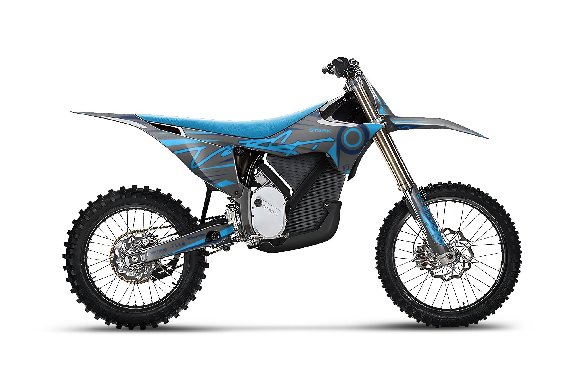 STARK VARG FULL GRAPHICS KIT ''STRIPED BLUE'' DESIGN – Two Wheels Empire