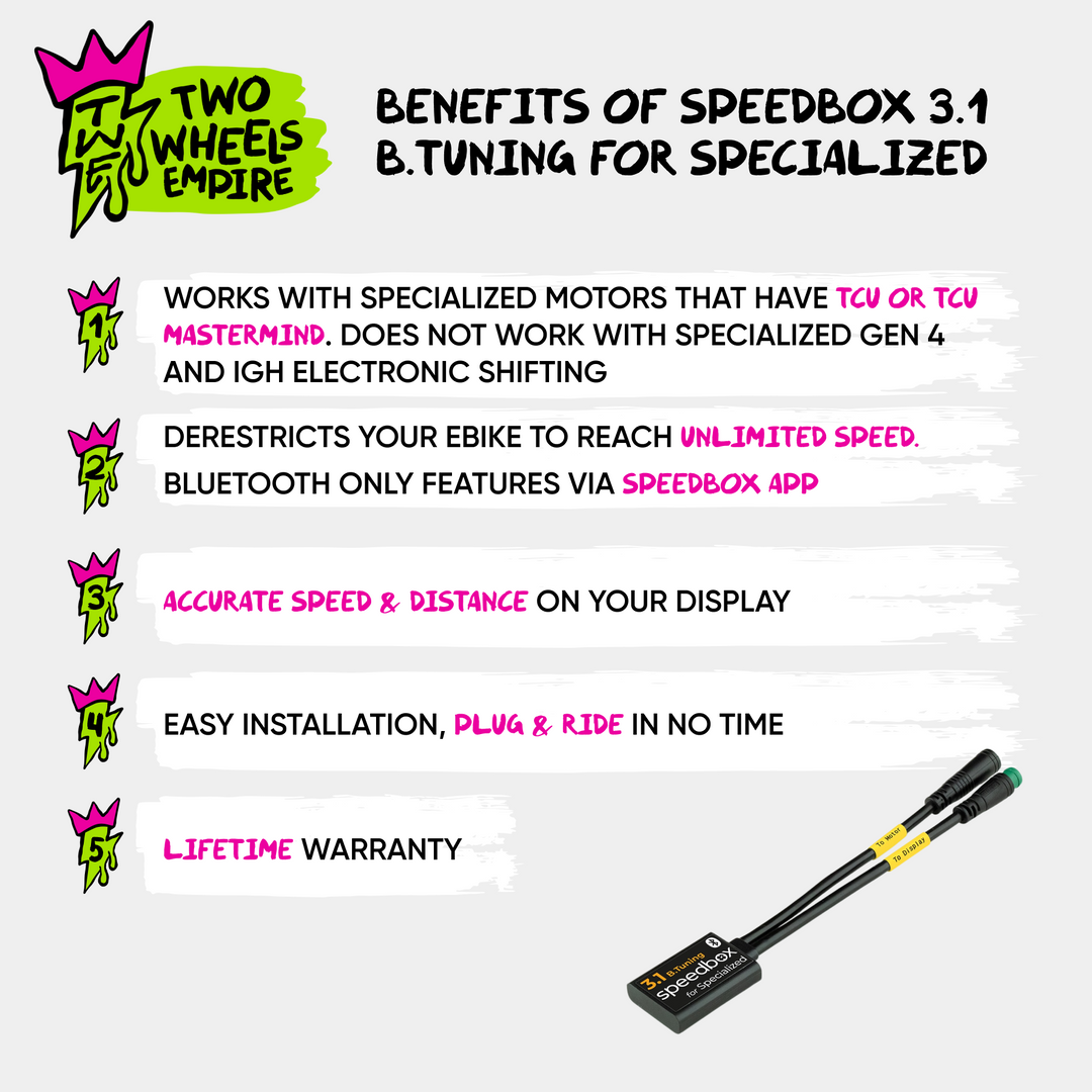 SpeedBox 3.1 B.Tuning for Specialized Levo, Kenevo, Levo SL