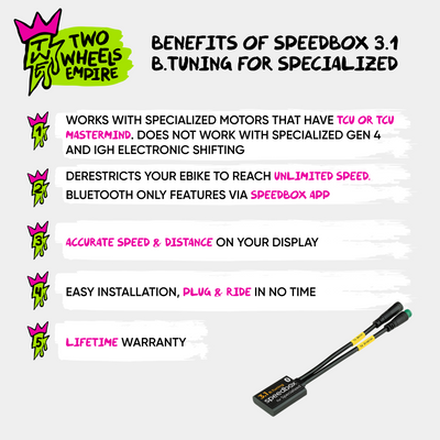 SpeedBox 3.1 B.Tuning for Specialized Levo, Kenevo, Levo SL, Kenevo SL, Creo SL, Vado SL