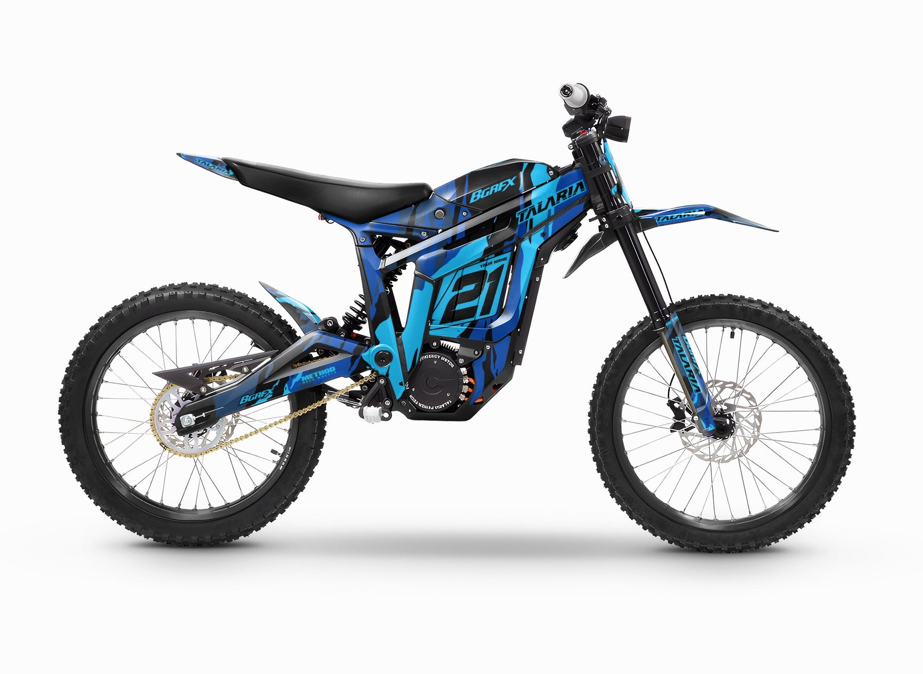 TALARIA STING FULL GRAPHICS KIT ''CAMO V1 BLUE'' DESIGN – Two Wheels Empire