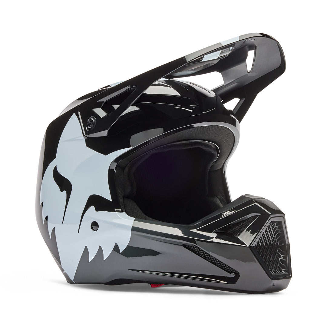 FOX Youth V1 Shield Helmet Black – Two Wheels Empire