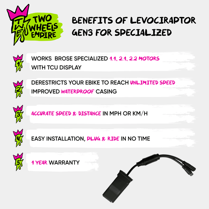 Levociraptor Gen3 for Specialized Levo, Kenevo, Levo SL, Kenevo SL