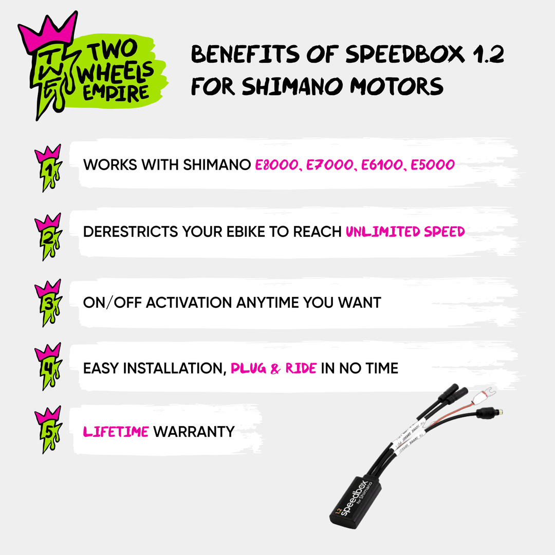 SpeedBox 1.2 Tuning Kit – Shimano E8000/E7000/E6100 – Two Wheels SpeedBox 1.2 Tuning Kit – Shimano E8000/E7000/E6100 – Two Wheels