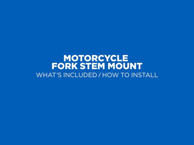 Motorcycle - Fork Stem Mount Mounts Quad Lock 