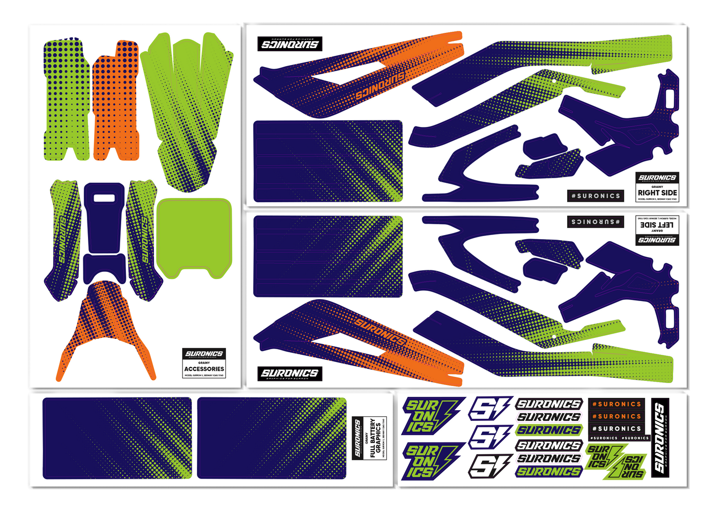 GRAINY Graphics Kit for Surron X